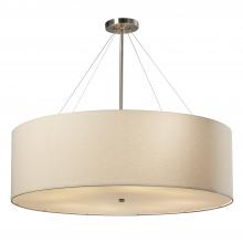 Justice Design Group FAB-9594-CREM-NCKL - Classic 36&#34; Drum Pendant