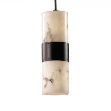 Justice Design Group FAL-8759-10-MBLK - Dakota Large 2-Up & Downlight Pendant