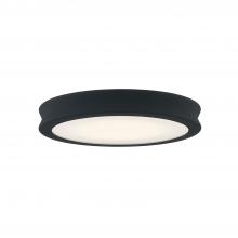 Justice Design Group FSN-4181-OPAL-MBTX - Bevel 12&#34; LED Flush-Mount