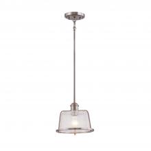 Justice Design Group FSN-4422-SEED-NCKL - Revere 9&#34; 1-Light Pendant