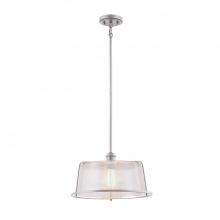 Justice Design Group FSN-4424-SEED-NCKL - Revere 16&#34; 1-Light Pendant