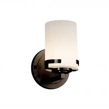 Justice Design Group FSN-8451-10-OPAL-DBRZ - Atlas 1-Light Wall Sconce