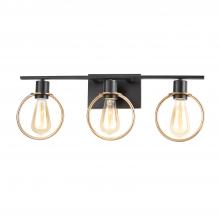 Justice Design Group NSH-8903-MBBR - Volta 3-Light Bath Bar