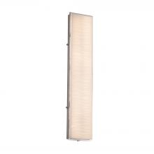 Justice Design Group PNA-7567W-WAVE-NCKL - Avalon 48&#34; ADA Outdoor/Indoor LED Wall Sconce