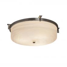 Justice Design Group PNA-8985-WAVE-NCKL - Era 16&#34; Round Flush-Mount