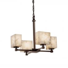 Justice Design Group ALR-8420-55-DBRZ - Tetra 5-Light Chandelier