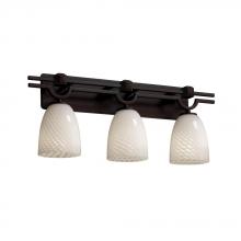 Justice Design Group FSN-8503-30-RBON-DBRZ - Argyle 3-Light Bath Bar