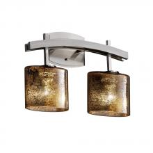 Justice Design Group FSN-8592-15-MROR-DBRZ - Archway 2-Light Bath Bar