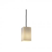 Justice Design Group FSN-8816-15-WEVE-NCKL-RIGID - Small 1-Light Pendant