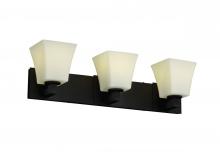 Justice Design Group FSN-8923-20-MROR-DBRZ - Modular 3-Light Bath Bar