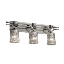 Justice Design Group GLA-8503-16-CLRT-DBRZ - Argyle 3-Light Bath Bar