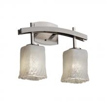 Justice Design Group GLA-8592-26-WHTW-DBRZ - Archway 2-Light Bath Bar