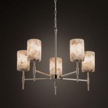 Justice Design Group ALR-8410-10-DBRZ - Union 5-Light Chandelier