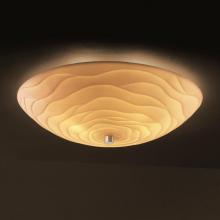 Justice Design Group PNA-9672-35-WAVE-NCKL-LED5-5000 - 24&#34; Semi-Flush Bowl w/ LED Lamping