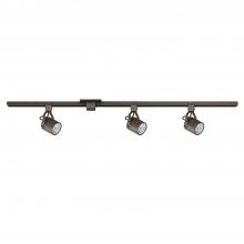 Kendal TKLED-45-ORB - 3 cylinder integrated LED Oil Rubbed Bronze Track Lighting Kit