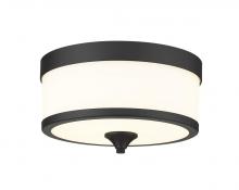 Z-Lite 307F-MB - 3 Light Flush Mount