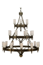 Santangelo Lighting & Design CH-CRFTSMN-3T - Craftsman 3-tier Chandelier