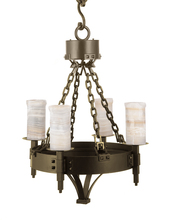 Santangelo Lighting & Design CH-CRFTSMN-4L - Craftsman 4-light Chandelier