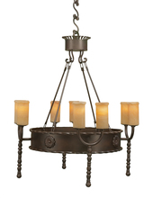 Santangelo Lighting & Design CH-MNTCT-8L-BRZ - Montecito 8-light Chandelier - Standard Bronze Finish