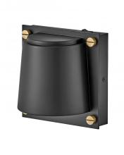 Hinkley Merchant 32530BK - Small Single Light Sconce