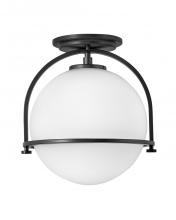 Hinkley Merchant 3403BK - Small Semi-flush Mount