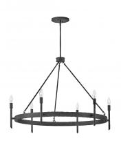 Hinkley Merchant 3678FE - Large Single Tier Chandelier