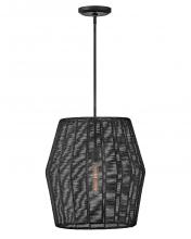 Hinkley Merchant 40387BLK - Large Convertible Pendant