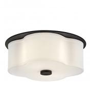 Hinkley Merchant 46441BK - Medium Flush Mount