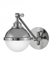 Hinkley Merchant 4830PN - Small Swing Arm Single Light Sconce