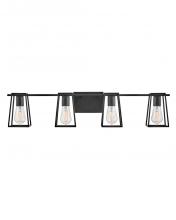 Hinkley Merchant 5164BK - Large Four Light Vanity