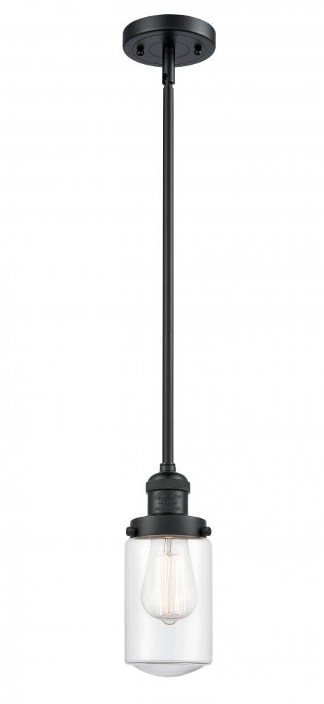 Dover - 1 Light - 5 inch - Matte Black - Stem Hung - Mini Pendant