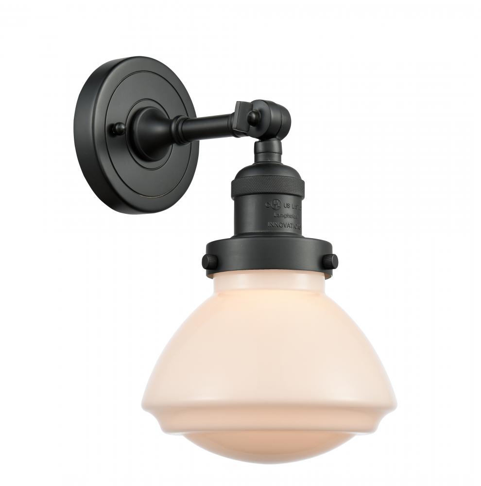 Olean - 1 Light - 7 inch - Matte Black - Sconce