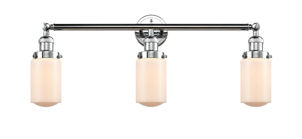 Dover - 3 Light - 31 inch - Polished Chrome - Bath Vanity Light