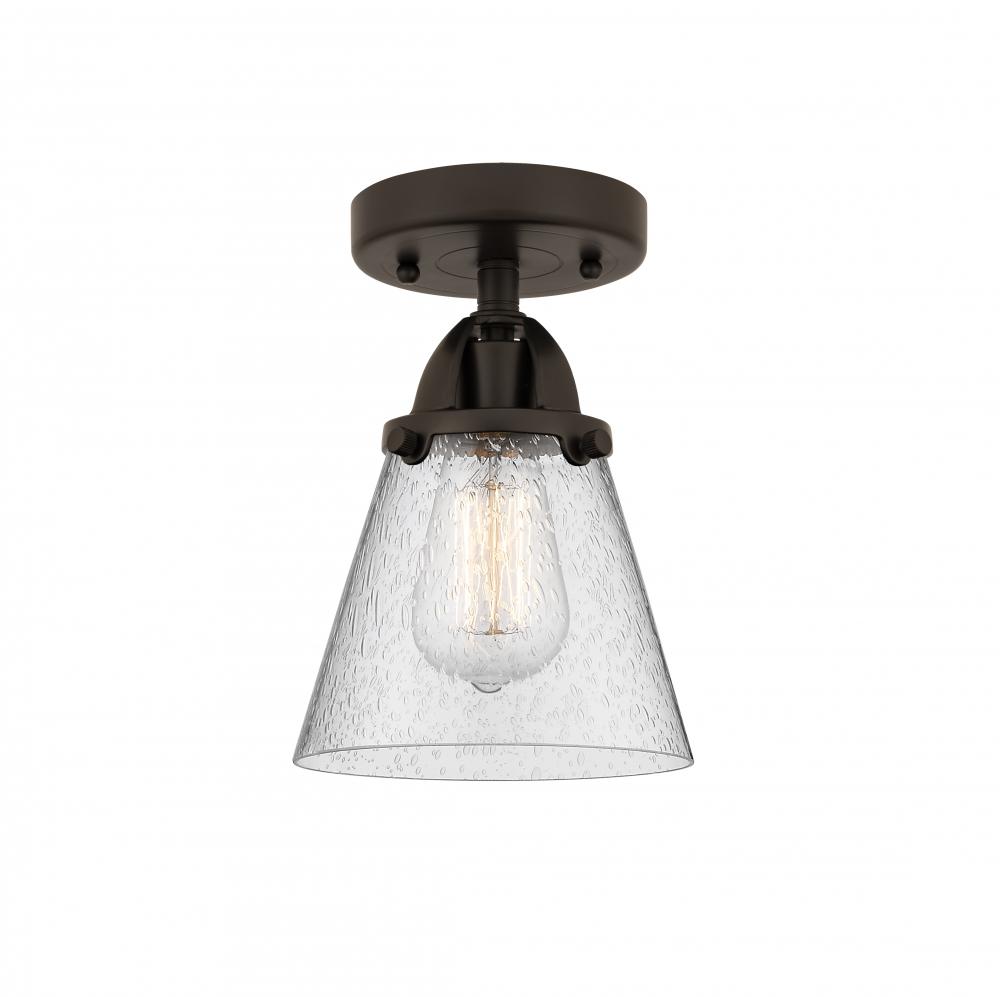 Cone - 1 Light - 6 inch - Oil Rubbed Bronze - Semi-Flush Mount