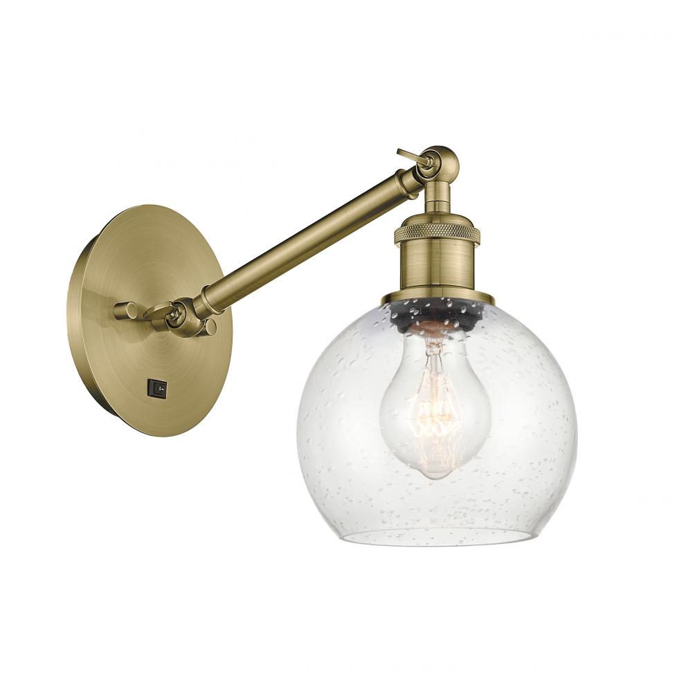 Athens - 1 Light - 6 inch - Antique Brass - Sconce