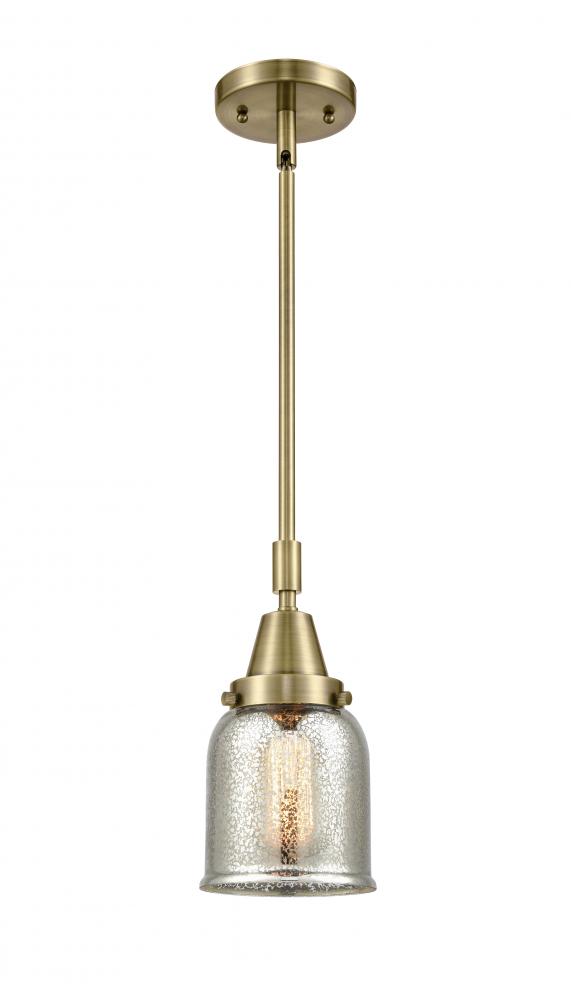 Bell - 1 Light - 5 inch - Antique Brass - Mini Pendant