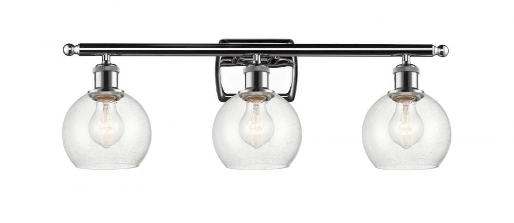 Athens - 3 Light - 26 inch - Polished Chrome - Bath Vanity Light