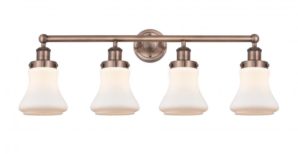 Bellmont - 4 Light - 33 inch - Antique Copper - Bath Vanity Light