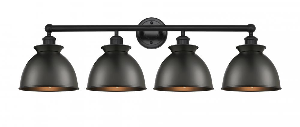 Adirondack - 4 Light - 35 inch - Matte Black - Bath Vanity Light