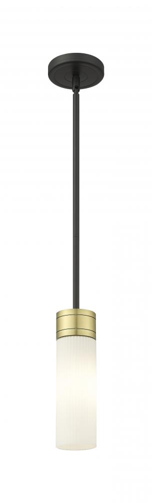 Boreas - 1 Light - 3 inch - Black Antique Brass - Stem Hung - Mini Pendant