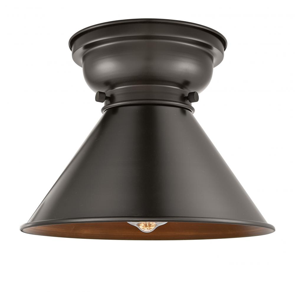 Briarcliff - 1 Light - 10 inch - Oil Rubbed Bronze - Flush Mount