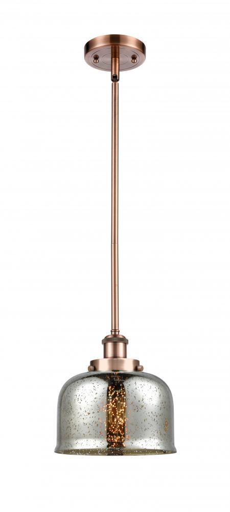 Bell - 1 Light - 8 inch - Antique Copper - Mini Pendant