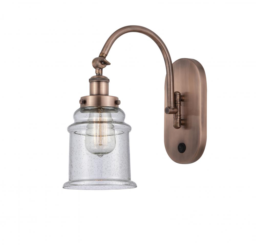 Canton - 1 Light - 7 inch - Antique Copper - Sconce