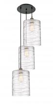  113B-3P-BAB-G1113-L - Cobbleskill - 3 Light - 16 inch - Black Antique Brass - Cord Hung - Multi Pendant