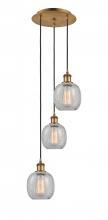 Innovations Lighting 113B-3P-BB-G105 - Belfast - 3 Light - 13 inch - Brushed Brass - Cord Hung - Multi Pendant