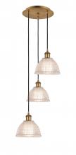 Innovations Lighting 113B-3P-BB-G422 - Arietta - 3 Light - 15 inch - Brushed Brass - Cord Hung - Multi Pendant