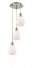 Innovations Lighting 113B-3P-SN-G81 - Eaton - 3 Light - 12 inch - Brushed Satin Nickel - Cord Hung - Multi Pendant