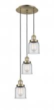 Innovations Lighting 113F-3P-AB-G52 - Cone - 3 Light - 12 inch - Antique Brass - Cord hung - Multi Pendant