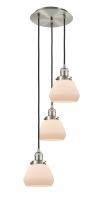 Innovations Lighting 113F-3P-SN-G171 - Fulton - 3 Light - 14 inch - Brushed Satin Nickel - Cord hung - Multi Pendant