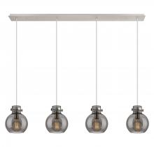 Innovations Lighting 124-410-1PS-PN-G410-8SM - Newton Sphere - 4 Light - 52 inch - Polished Nickel - Cord hung - Linear Pendant